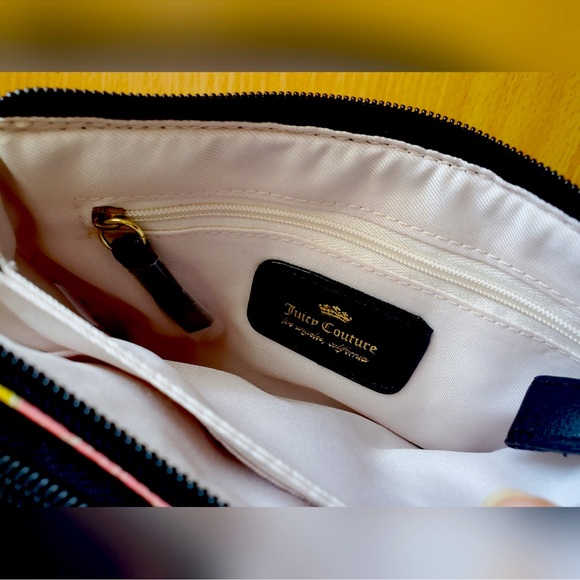 Juicy Couture Black Crossbody Bag with Playful Fruit Design - Picture 7 of 10